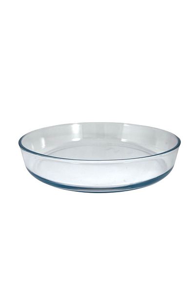 AVCI HOME MAKER Round Glass Baking Dish, 3 Lt Capacity, 32 Cm Diameter, 5.7 Cm Height