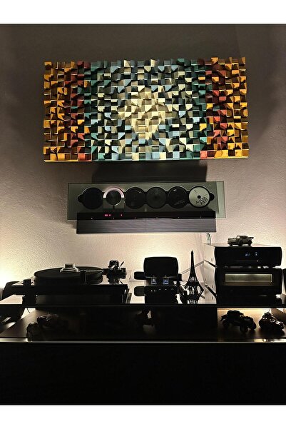 zenedesignstudio Ahşap Akustik Panel,Hifi Ekipman,Wood Wall Art,Diffuser,Duva...