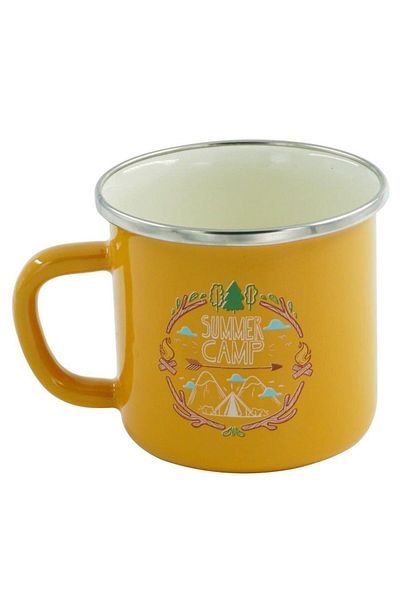 Orcamp Enamel Retro Yellow 180ml Mug - Out-1900