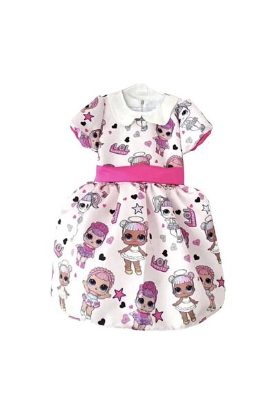 EMBE Lol Pattern Fluffy Dress