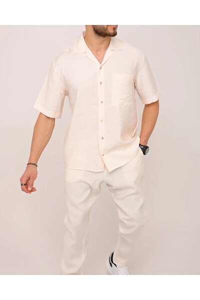 erba Men's Double Suit Linen Shirt Trousers