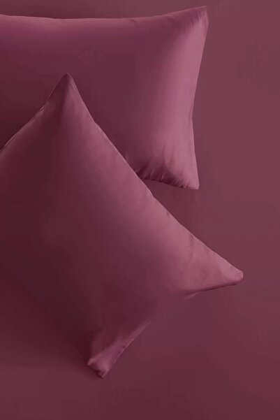 İssimo Home Simply Cherry Rot Cotton Satin Fitted Set 160*200/50*70