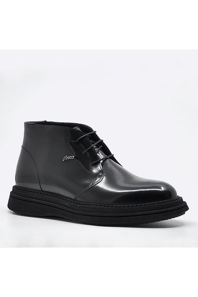 Fosco Patent Leather Eva Sole Men's Boots Black 3161 100