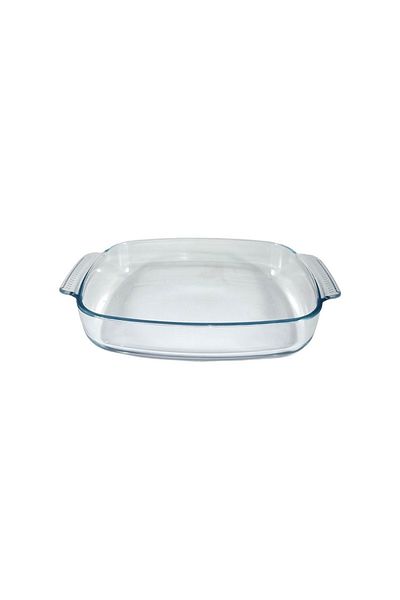 AVCI HOME MAKER Curve Rectangular Glass Baking Dish, 2.9L, 33.9x22 cm, 6.4 cm height - Clear.