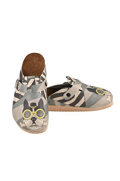 Streetfly Papuci de damă cu imprimeu colorat
