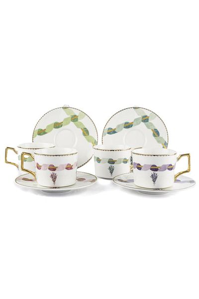 Mikasa Moor Lavander Set of 4 Coffee Cups - 120Cc