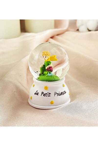 H Pp Hello Peoples Mini Boy Küçük Prens Işıklı Kar Küresi Dekoratif Hediyelik...