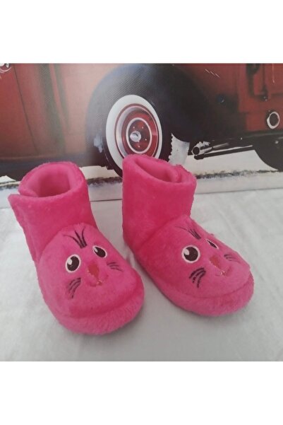 ER TAKI Kız Çocuk Yumuşak Kışlık Cırt Cırtlı Anaokulu Kreş Günlük Ev Botu Pan...