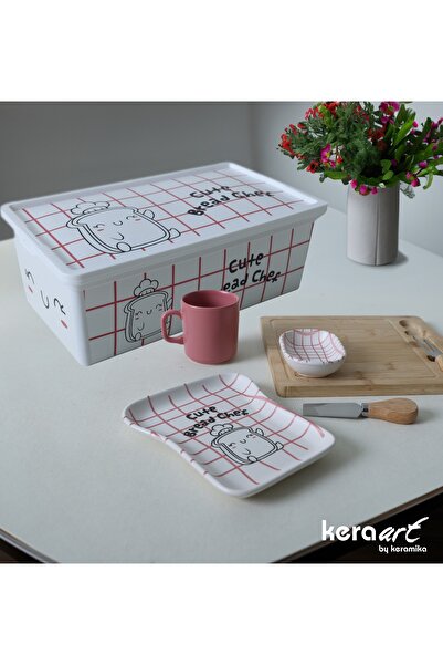 Demet Çeyiz Aksesuar Single Breakfast Set Storage Box