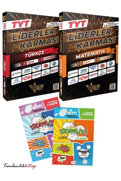 Bilimyolu Yayıncılık Liderler Karması TYT Türkçe, Matematik 13+13 Deneme Seti