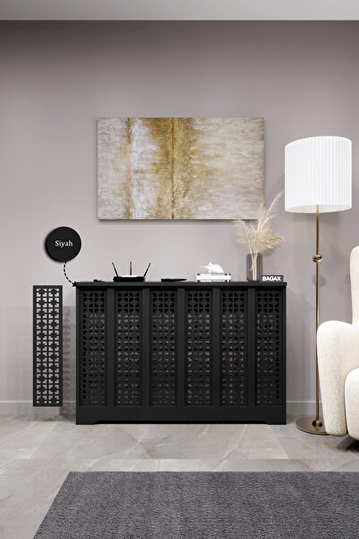 BAGAX Truva Model, Siyah Renk,iç Ölçü 116 Cm Dış Ölçü 120 Cm Petek Kaplama, D...