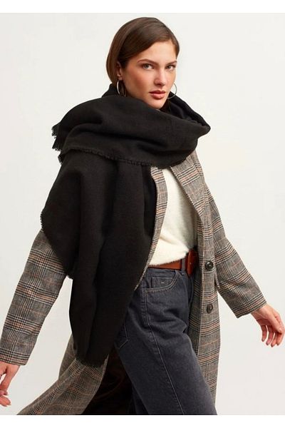 FRESCO SCARFS Eșarfe cu modele pătrate colorate cu textura moale șal de umăr