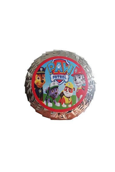 Cadde Süs Paw Petrol Temalı katlanabilir Pinyata Ve Sopası