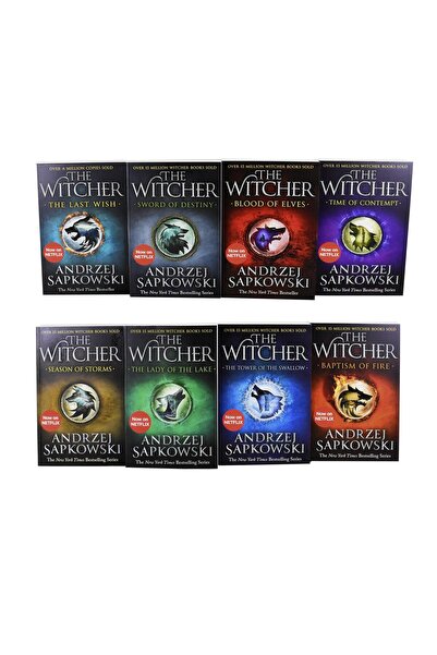 Genel Markalar The Witcher Boxed Set: 8 Books 2020 Andrzej Sapkowski