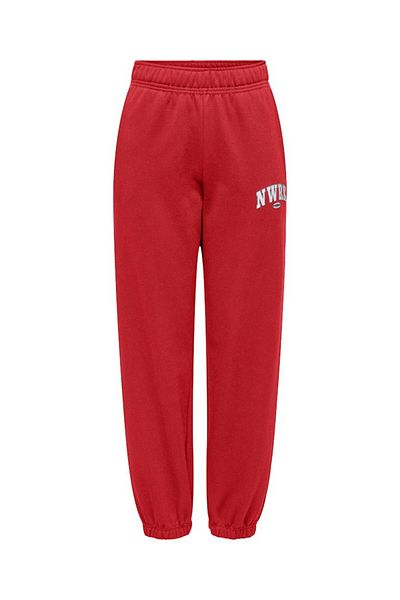 ONLY Pantaloni de sport roșii Onldeborah Club - SWT Pant 15337267-Marsred