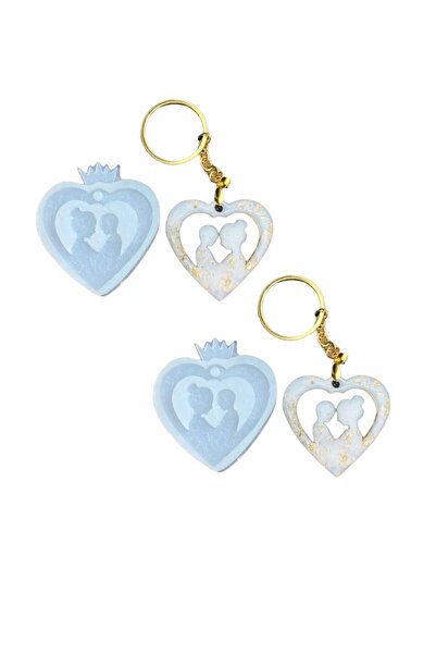 epoksi kalıp cank 2 ADET ANNE ÇOCUK EPOKSİ SİLİKON KALIP SETİ