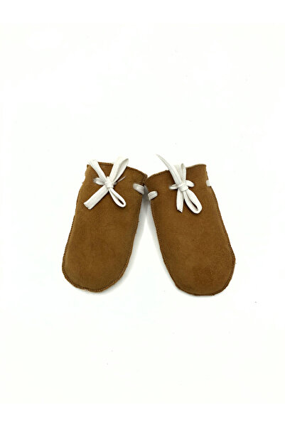 makü İçi Kürklü Bebek Deri Eldiven