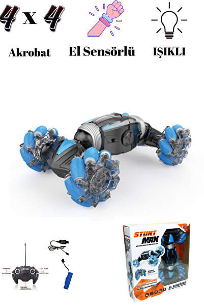 welcomein Bileklik Kontrollü ve Uzaktan Kumandalı 360 Derece Akrobat Araba Twister Car 2.4 GHz