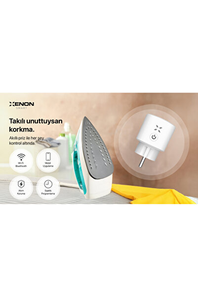 Xenon Smart Wi-Fi/Bluetooth Socket Control Top Remote Restriction App Suit X7013