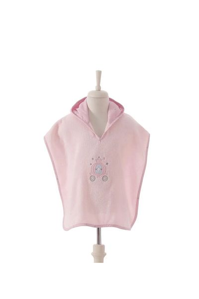 Zorluteks Crown Embroidered Baby Poncho 0-2 Years