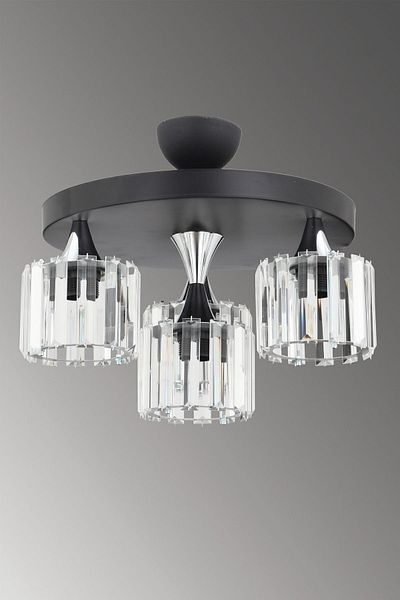 ESSLİGHT Eslem 4-Piece Plafonier Chandelier (Crystal Stone) Living Room Bedroom Kitchen Young Room Office