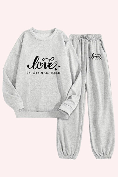 FECCY Set de trening unisex din bumbac, mărime mare