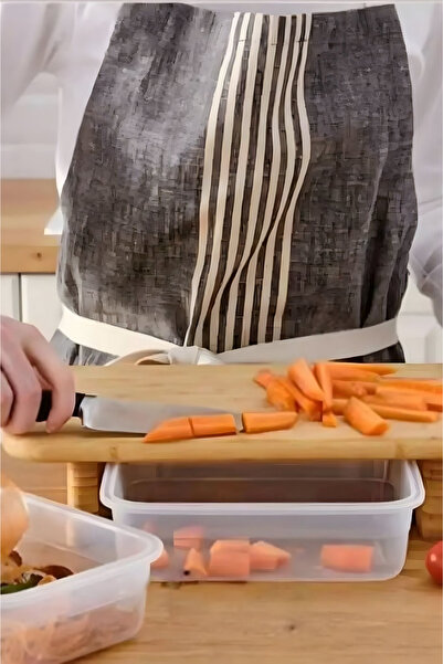 Homerest Ayaklı Bambu Dikdörtgen Kesim Tahtası, Kesme Tahtası, Ekmek Tahtası, Et Tahtası, Sebze Tahtası