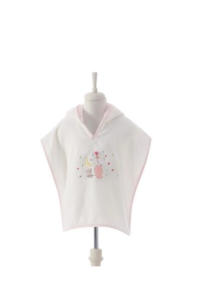 Zorluteks Crown Embroidered Baby Poncho 0-2 Years