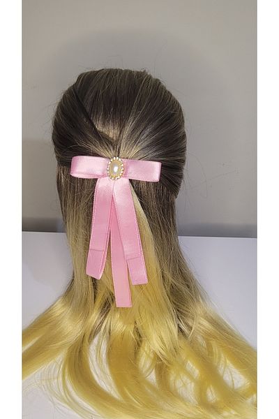 LO ADORO Crystal Rhinestone Pearl Detailed Automatic Ribbon - for Bow, Buckle, Engagement and Wedding