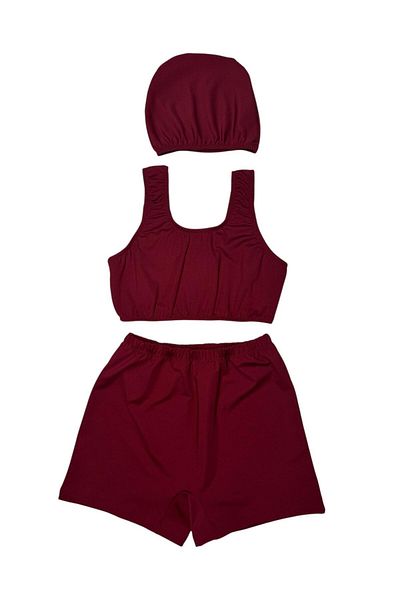 AY-MAY'S Girl's Suit Swimsuit with Shorts