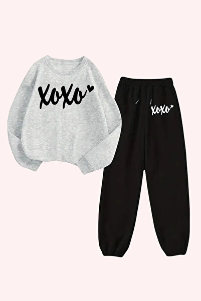 FECCY Set de trening unisex din bumbac, mărime mare