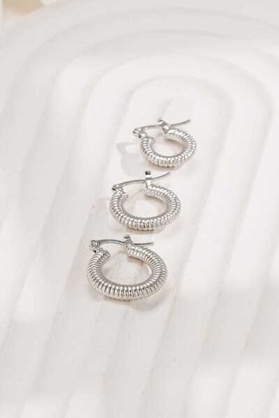 MRK 3 Boy Burgulu Halka Kadın Küpe