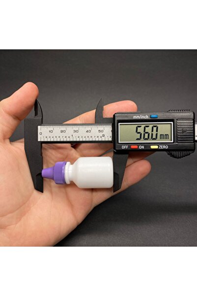 Ahsa Ticaret White Plastic Bottle - 8 Pieces 5 Ml, with Pourer and Mork Cap, 5 Cc Dropper