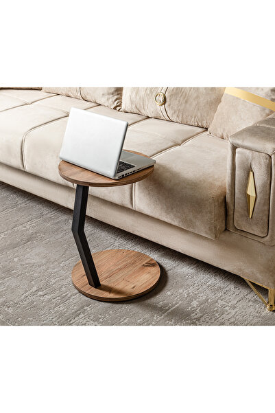 nakbird Tekerlekli C Sehpa Koltuk Sehpası Yan Sehpa Zigon Sehpa Servis Sehpas...