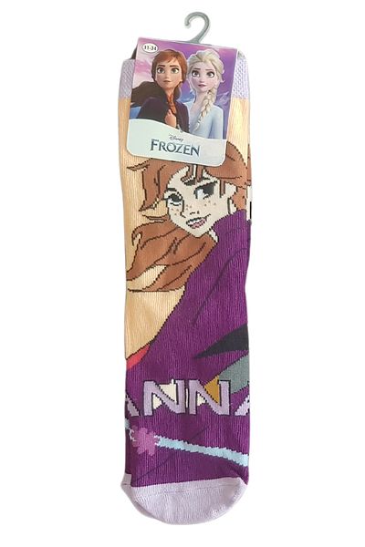 Frozen Elsa and Anna Patterned Licensed Children's Socks - Set of 3