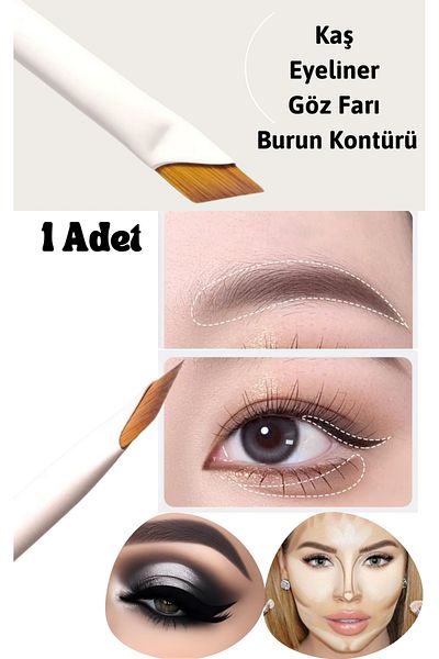 Melien Attractive Eyebrow Brush Smoky Eye Shadow Liner Brush Eyeliner Pull Nose Contour Makeup Brush
