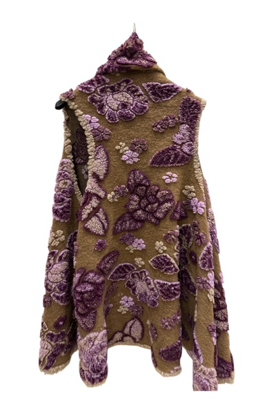 PHUTİ COLLECTION İTALYAN YÜN KEÇE KABARTMALI YELEK