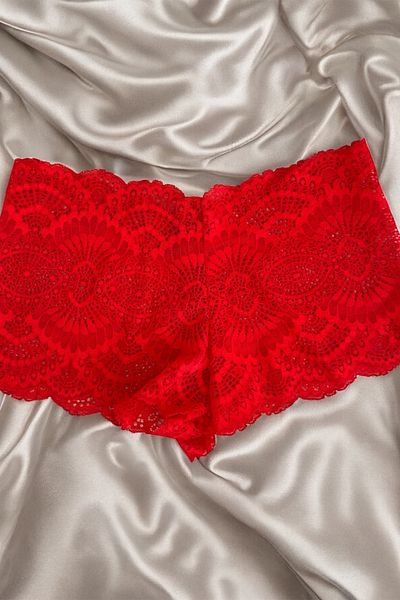 BLİSS WEAR FASHION Γυναικείο Σετ 5 Δαντελένια Μπόξερ Σλιπ