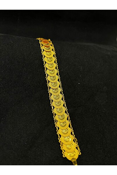 kuyumcu nurettin Baskı Çeyrek Bileklik 22 Ayar Altın