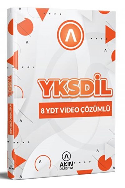 Yargı Yayınları AKIN DİL YKSDİL 8 YDT VİDEO ÇÖZÜMLÜ