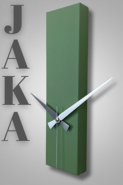 MOOCLOCK Jaka Model Dekoratif Metal Akar Sessiz Mekanizmalı Duvar Saati (34*9,5 CM)