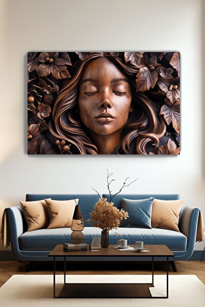 KanvasSepeti 3D живопис - Есенен сън - Триизмерна живопис - 3D живопис маслен...