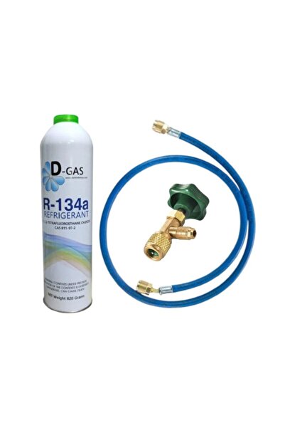 Universal Buzdolabı Soğutucu R134a Gaz Verme Seti Gaz - Vana - Hortum