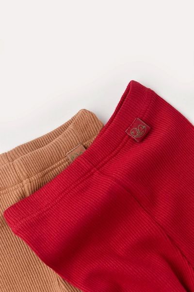 BabyCosy سروال للأطفال مكون من قطعتين، 50% مشروط - 50% قطن عضوي، سلسلة حديثي الولادة