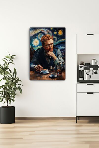 KanvasSepeti Van Gogh Painting Oil Painting Textured Canvas Painting Canvas W...