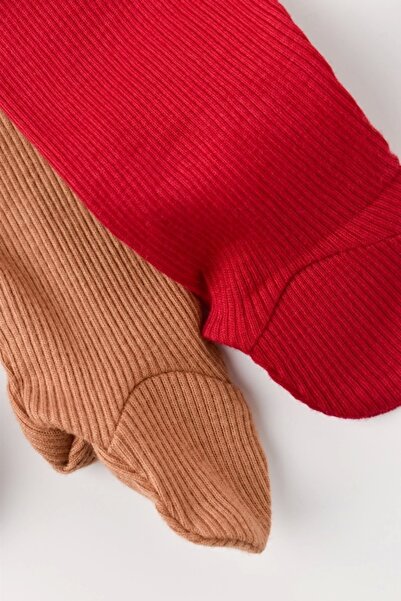 BabyCosy 2-Piece Booties Pants for Baby, 50% Modal - 50% Organic Cotton, Newborn Series