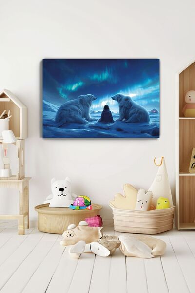 KanvasSepeti Parental Peace Canvas Wall Art - Baby - Children's Room Decorati...