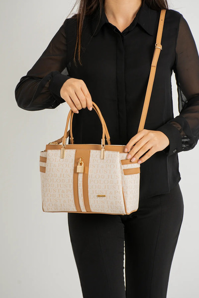 Just Polo حقيبة يد وكتف نسائية للموسم الجديد مقاس: 22 × 28 سم