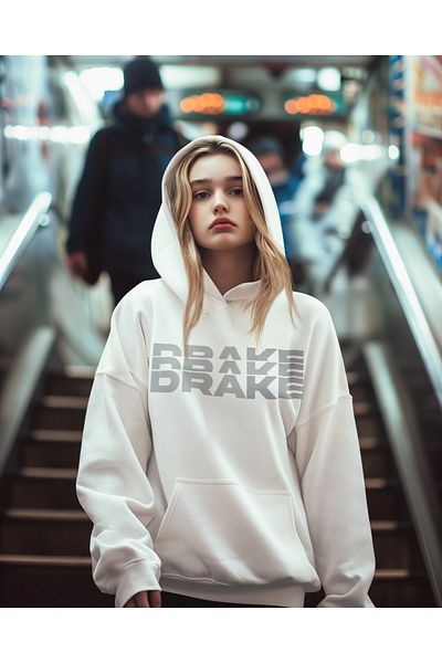 SEVBANO Drake Rapper Printed Unisex Oversize Singer Hoodie
