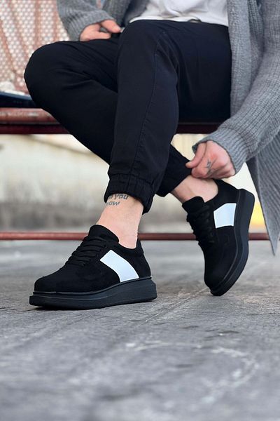 Angoravi Charcoal Suede Men's Casual Shoes